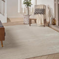 Nourison Andes Scandinavian Area Rug 7'10" x 9'10" Ivory Grey