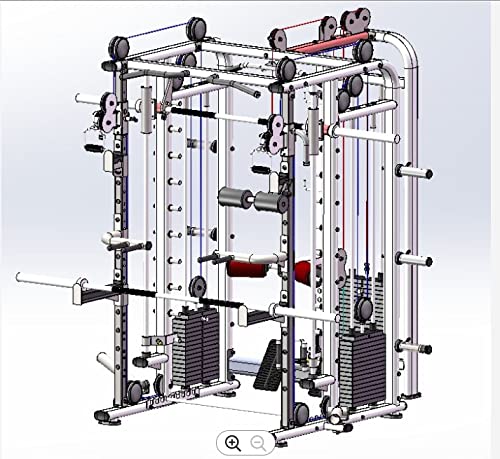 NNI FITNESS NNI2022 Fitness Smith Machine 3 Stack Black