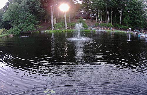 Fawn Lake Fountains Pond Fountain Model SF25 with 7 Patterns, 1/3 HP Pump, 100ft Cable Flf Sf25