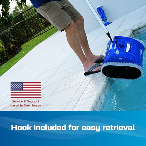 POOL BLASTER CX-300 Cordless Robotic Pool Cleaner Blue