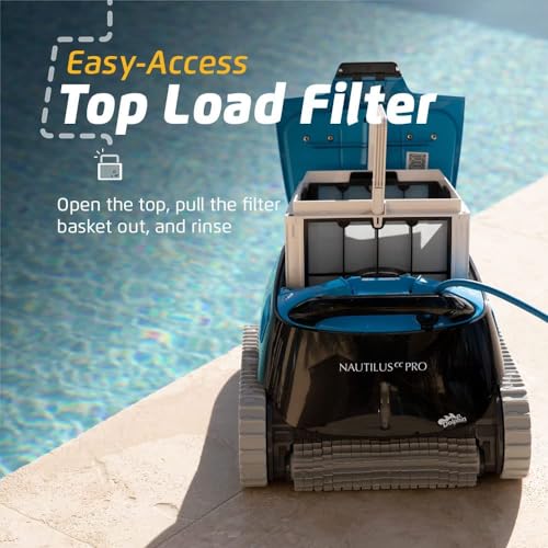 Dolphin Nautilus CC Pro Wi-Fi Robotic Pool Vacuum Cleaner Black