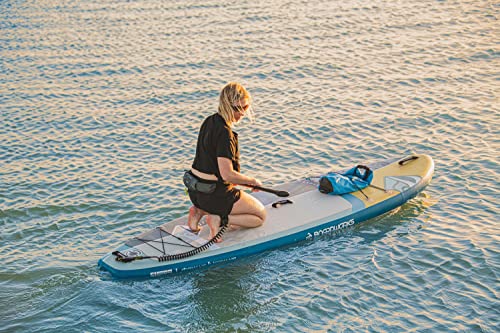 Boardworks Kraken All-Water Inflatable Stand-Up Paddleboard SUP Complete Kit 11' White/Blue/Orange