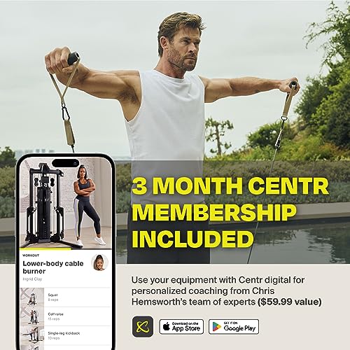 CENTR Centr 1 Home Gym Functional Trainer - Multifunctional Cable Machine - Matte Black