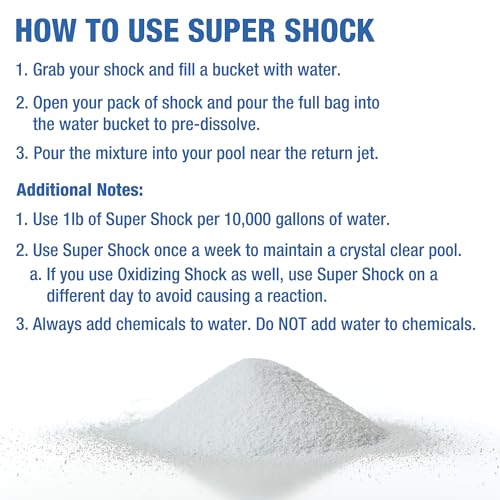 Doheny's Super Pool Shock Pro-Grade Chlorine 68% Cal-Hypo Granular 100lb