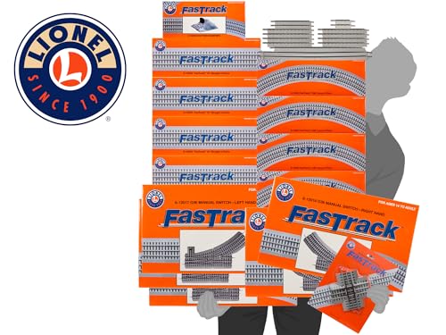 Lionel Deluxe FasTrack Pack Layout 4 Gray