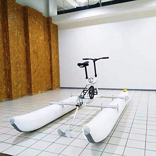 DIVTEK Inflatable Kayak Bikeboat for Lake Water Sports Banana-Waterbike