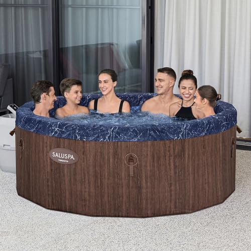 Bestway SaluSpa Toronto Smart AirJet Plus Hot Tub 7 Person Brown