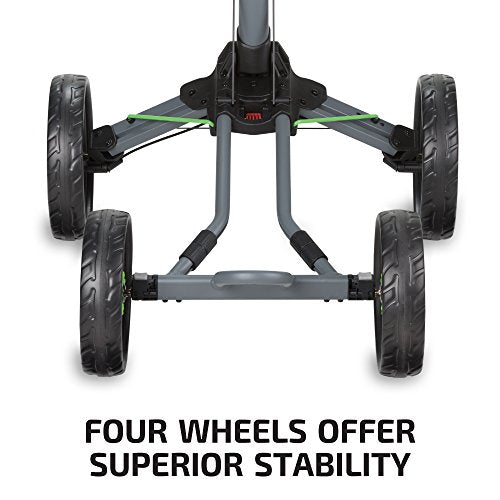 Bag Boy Quad XL Golf Cart Matte Black/Red