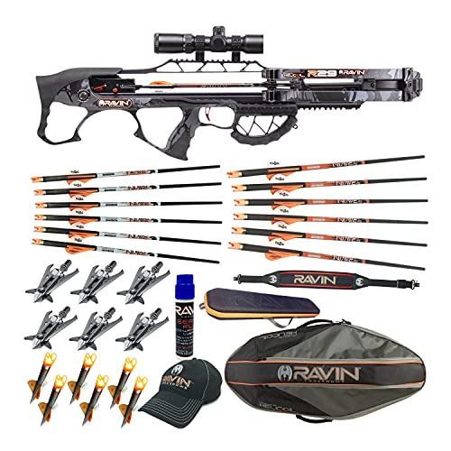 RAVIN R29 430 FPS Crossbow Huntsman Bundle Predator Camo 11 Items