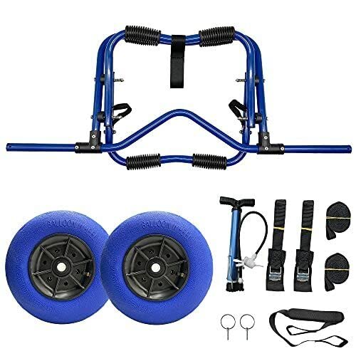 Generic Kayak Cart Kayak Dolly with 12inch Large Beach Balloon Wheels