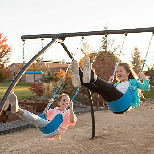 Lifetime Adventure Tower Playset Swing Set Blue