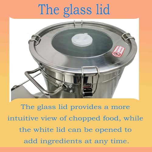 BEILOCKERY 110V 32L Meat and Vegetable Blender Silver