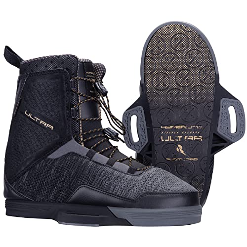 Hyperlite Ultra Mens Wakeboard Bindings Black/Grey 9