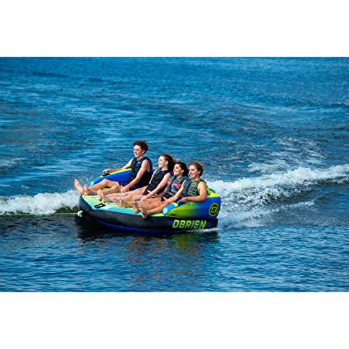 O'Brien 2022 Baller Soft Top 4-Person Tube Green/Black