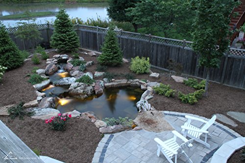 Aquascape PRO Grade EPDM Boxed 45 Mil Liner for Pond, Waterfall, and Water Features 15 x 15 Feet Black