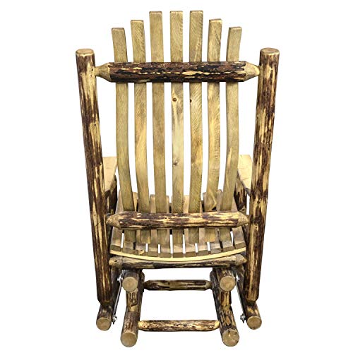 Montana Woodworks Glacier Country Glider Rocker Brown