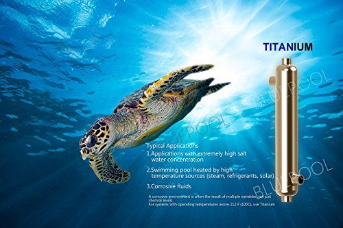 Badgerpipe Titanium Tube and Shell Heat Exchanger 1200 SS