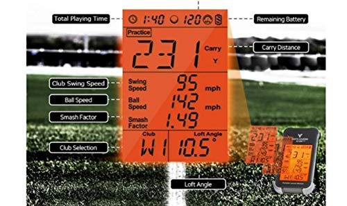 PlayBetter Swing Caddie SC200 Plus+ Portable Golf Launch Monitor Bundle +Batteries, Portable Charger & Protective Case