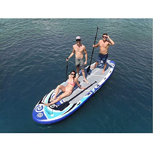 Swim Central Inflatable Maori Giant Multi-Person Paddleboard 15' Blue