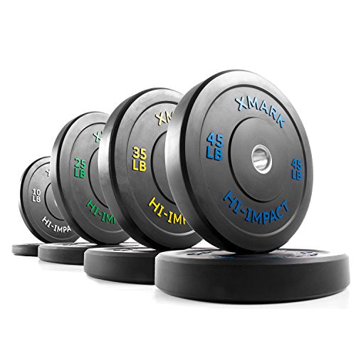 XMark Hi-Impact Bumper Plate Weight Plate 230 lb Set