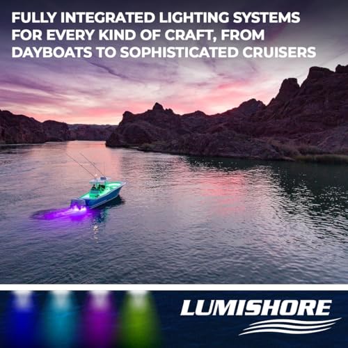 Lumishore SMX94 Eclipse Full Color Surface Mount LED Underwater Light RGBW