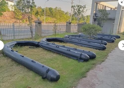 BOZHOUYUPIN Inflatable Jet Ski Fender Rib Kit 325x178x20cm Black