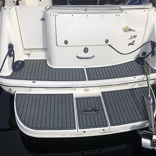 Algasan Boat EVA Faux Teak Decking Floor Mat for 2016 Searay 210 SPX SPXE - Color Options Available