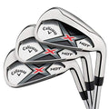 Callaway X HOT Iron Set 5-9, PW, AW (7-piece), Steel, Right-Handed, Stiff Flex Black