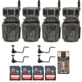 Stealth Cam Revolver 36MP 360 Degree Cellular Trail Camera Bundle Grey (13 Items)