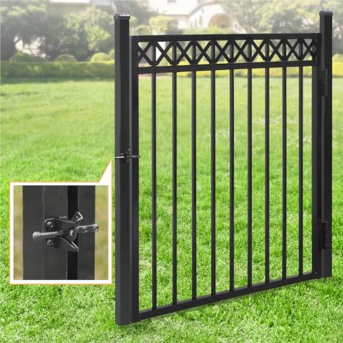 Fencer Wire 52FT Heavy Duty Flat Top Fence Barrier Kit Black
