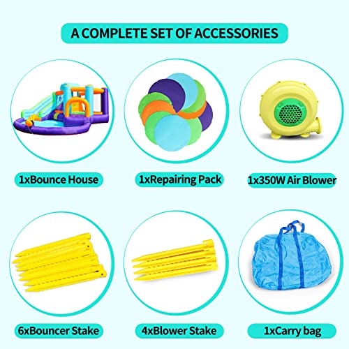 AirMyFun Inflatable Water Slide Orange