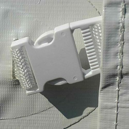 TentandTable 20' x 40' Premium Blockout Sidewall Kit for Canopy Tents White