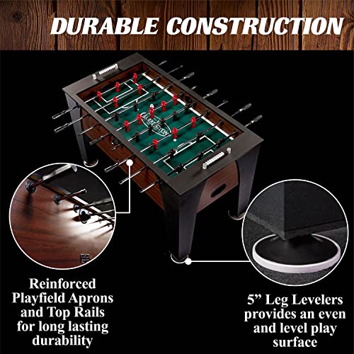 Barrington Billiards 58 inch Richmond Foosball Table Dark Brown