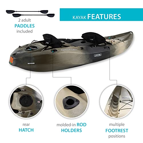 Lifetime Sport Fisher Tandem Kayak Camouflage