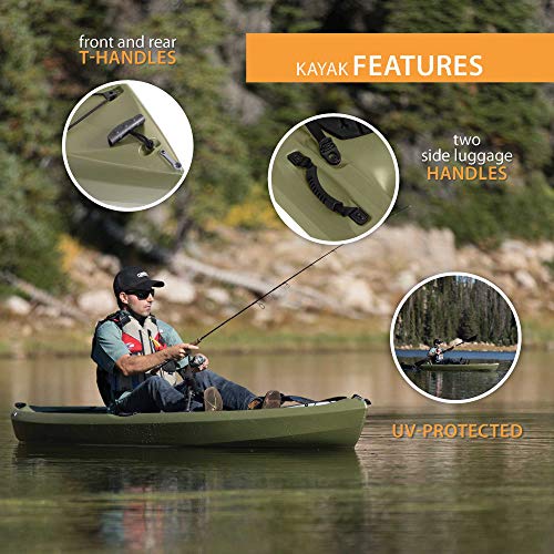 Lifetime Tamarack Angler Sit-On-Top Kayak Olive