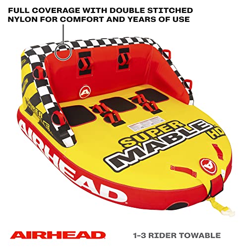 AIRHEAD Super Mable HD Towable Tube Boating Dual Tow Points