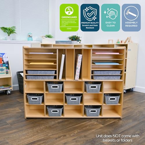 Children's Factory Angeles Value Line Kids Classroom Organizer Wooden