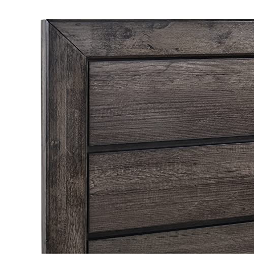 Picket House Furnishings Grayson Youth Full Panel 4PC Bedroom Set Grey Oak