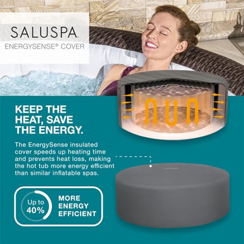 Bestway Coleman St Moritz AirJet Inflatable Hot Tub with EnergySense Cover - 2-Pack SaluSpa Spa Seat