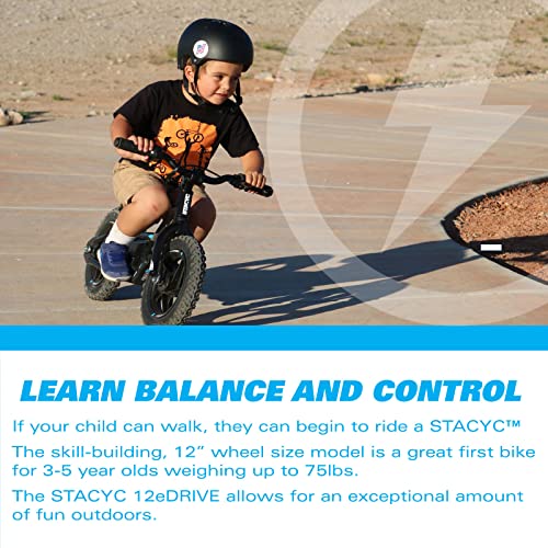STACYC 12eDRIVE Kids Electric Balance Bike Blue