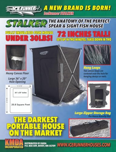 Ice Runner IceRunner IRSTALKER Site/Spear/Angle Fish House Multi