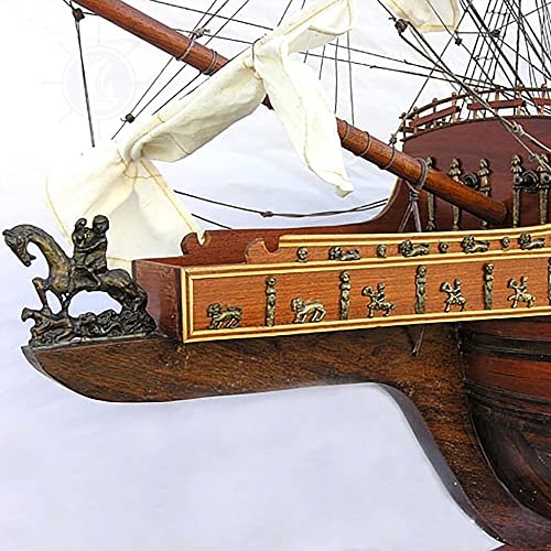 Old Modern Handicrafts HMS Sovereign of The Seas XL Model with Display Case Multicolor