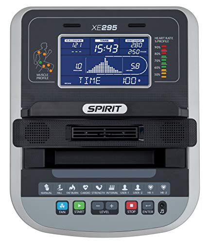 Spirit Fitness XE295 Elliptical Black