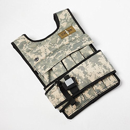 CROSS101 Weighted Vest with Shoulder Pads Option