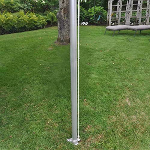TentandTable 10' x 20' High Peak Canopy Tent Frame Only Silver
