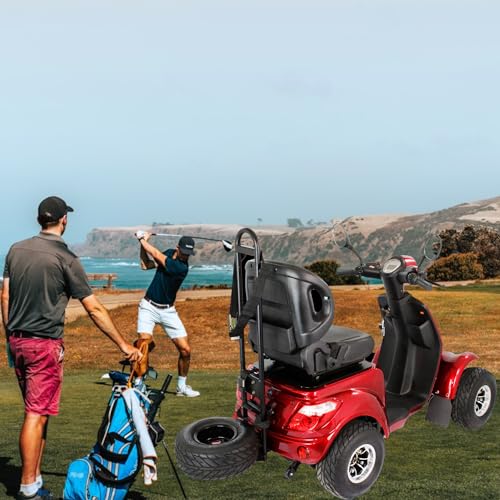 LAGTOM Electric Golf Cart & Mobility Scooter 1000W Candy Apple Red