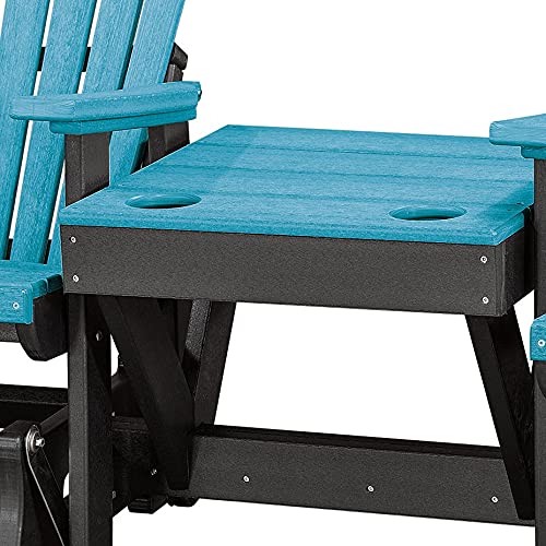 American Furniture Classics Double Glider Aruba Blue/Black