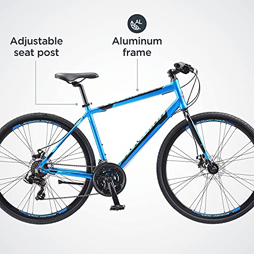 Schwinn Volare 1200 Hybrid Sports Road Bike Matte Blue