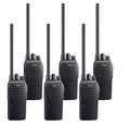 Icom 6 Pack IC-F2000 UHF Analog Two Way Radios Preprogrammed Clear