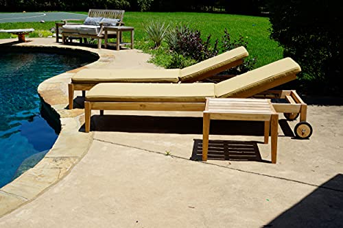 Alveare Home Clearwater Outdoor Chaise Lounger Set Tan